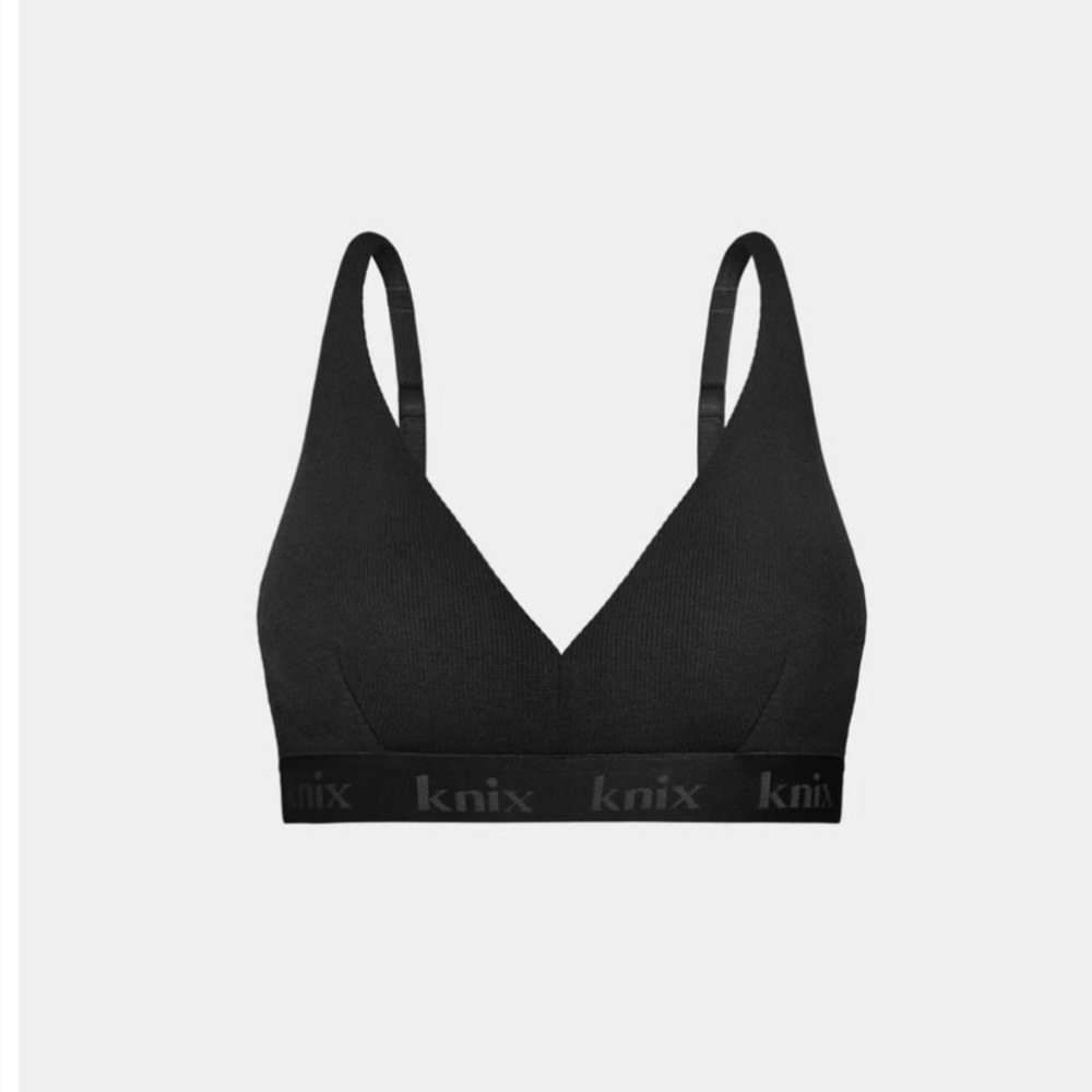 Knix logo rib modal bralette in black
NWT, never worn
Originally $47